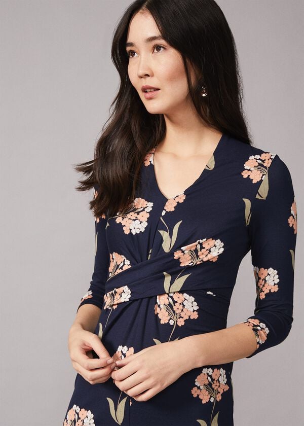 Phase Eight Monica Floral Jersey Dress