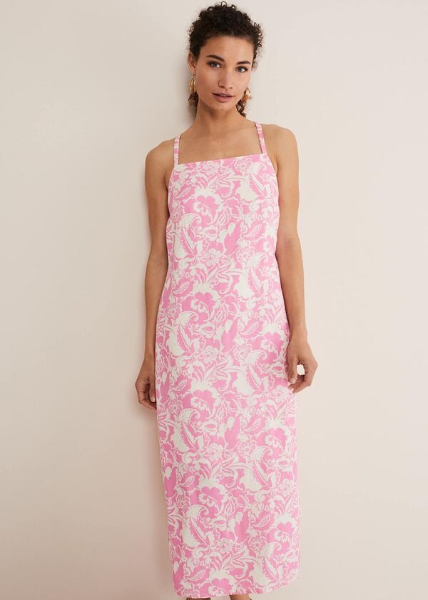Phase Eight Monroe Paisley Midi Dress