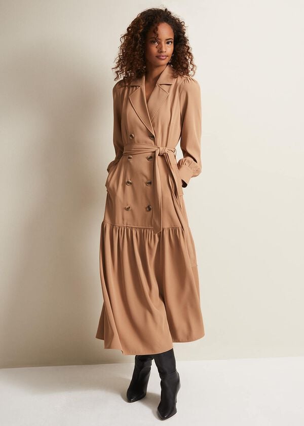 phase eight Morgan Trench Midi Dress