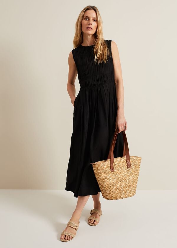 phase eight Nala Black Bodice Mini Dress