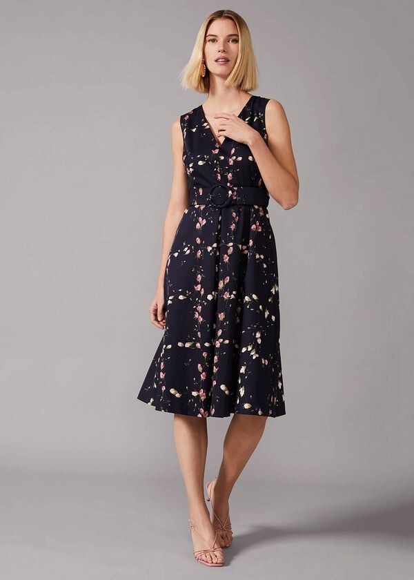 Phase Eight Nala Floral Fit And Flare Dress