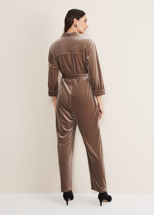Phase Eight Nala Velvet Jumpsuit