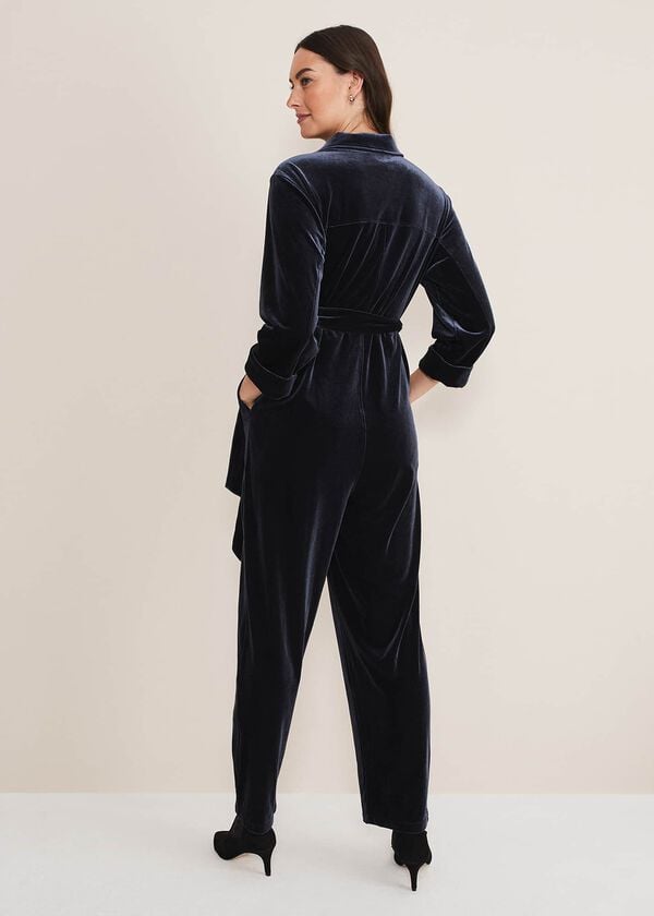 Phase Eight Nala Velvet Jumpsuit