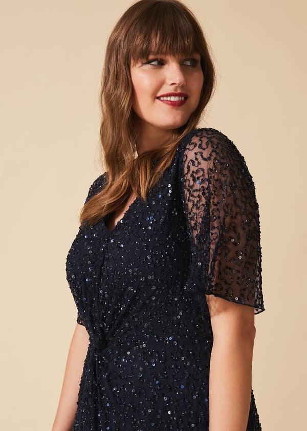Phase Eight Nancy Sequin Maxi Dress
