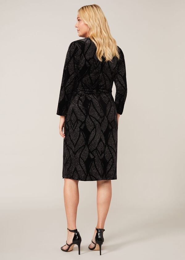 Phase Eight Natalya Sparkle Velvet Dress