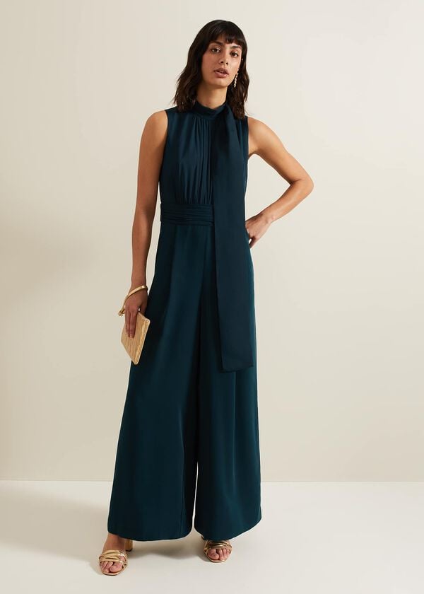 phase eight Neesa Green Wide Leg Jumpsuit