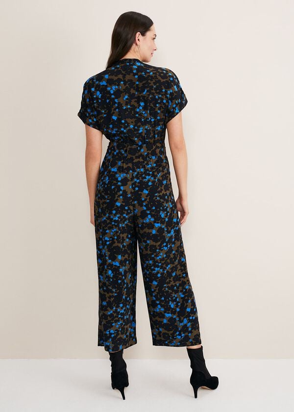 Phase Eight Nell Floral Wide Leg Jumpsuit