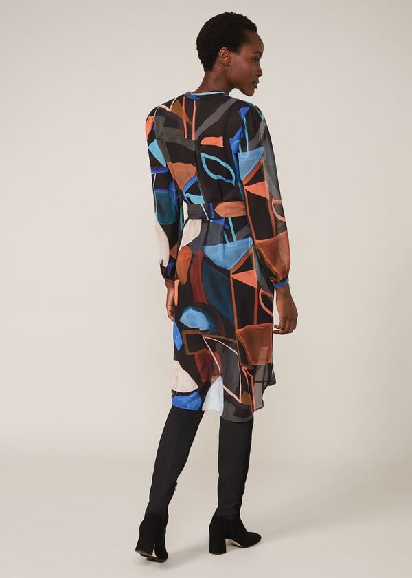 Phase Eight Nemi Shapes Chiffon Dress