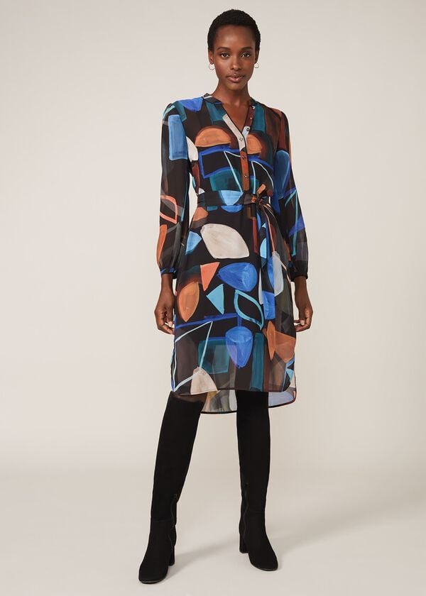 Phase Eight Nemi Shapes Chiffon Dress