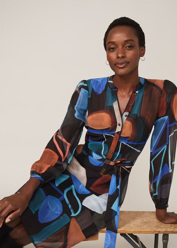 Phase Eight Nemi Shapes Chiffon Dress