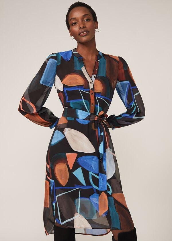 phase eight Nemi Shapes Chiffon Dress