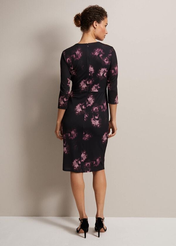 Phase Eight Nerina Abstract Floral Print Dress