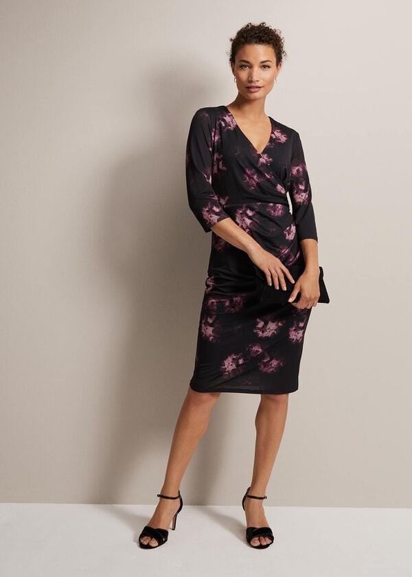 Phase Eight Nerina Abstract Floral Print Dress