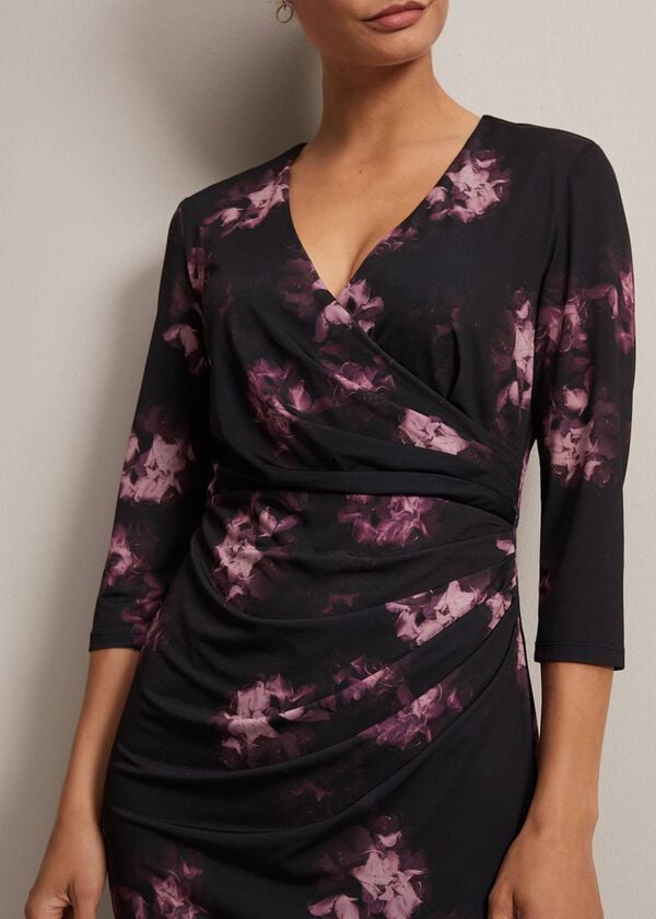 Phase Eight Nerina Abstract Floral Print Dress