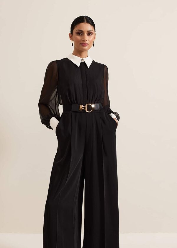 Phase Eight Nerissa Collar Shirt Jumpsuit