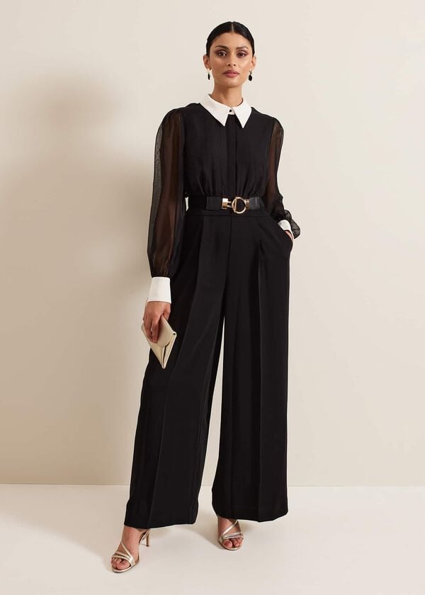 phase eight Nerissa Collar Shirt Jumpsuit
