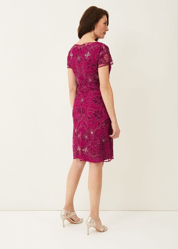 Phase Eight Nessa Embroidered Dress