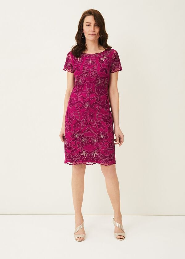 Phase Eight Nessa Embroidered Dress