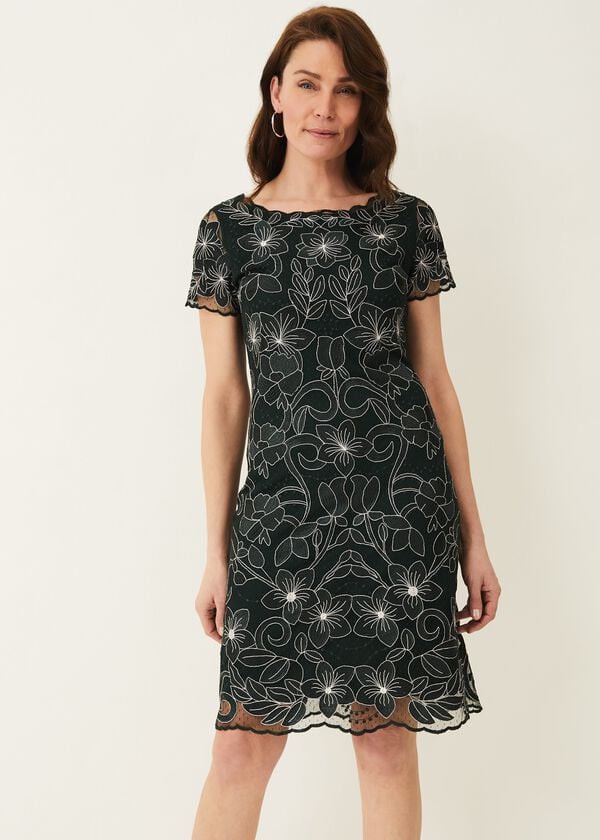 phase eight Nessa Embroidered Dress