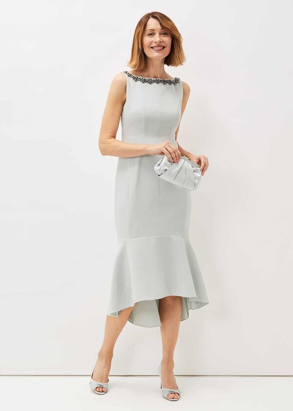 phase eight Nia Embellished Scuba Dress