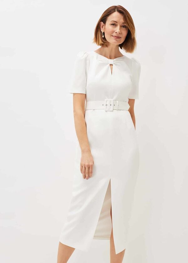 Phase Eight Niccola Fitted Belted Midaxi Dress