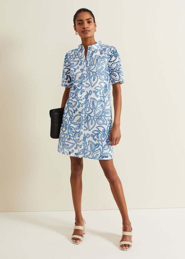 Phase Eight Nicky Broderie Swing Dress