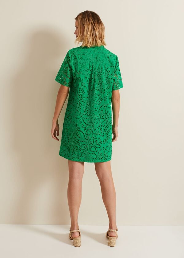 Phase Eight Nicky Broderie Swing Dress