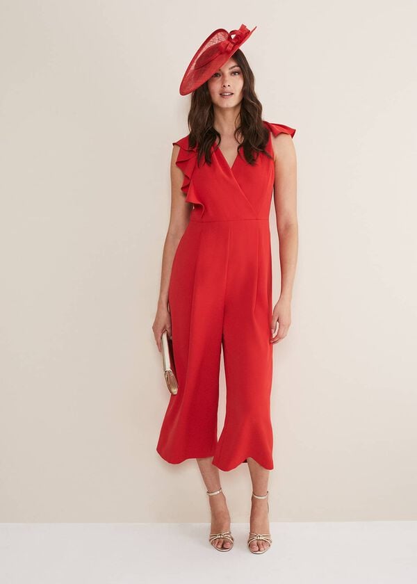 phase eight Nicky Ruffle Jumpsuit