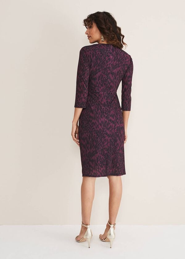 Phase Eight Nieve Leopard Print Dress