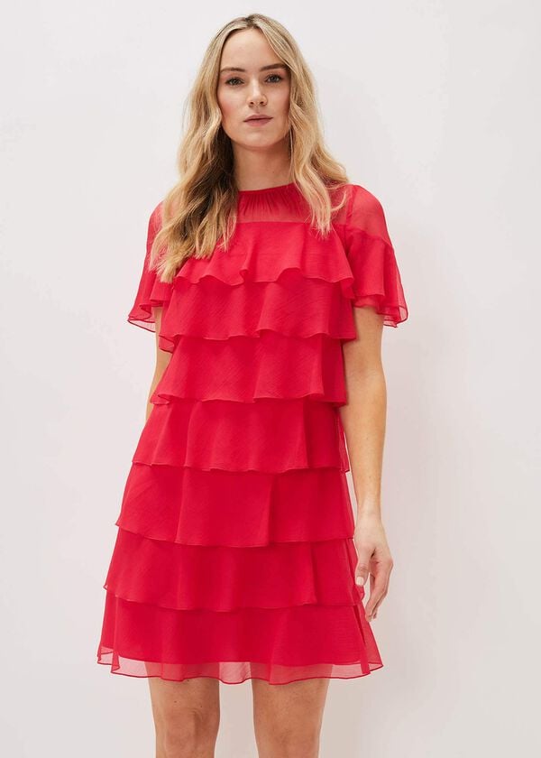 phase eight Nika Tiered Shift Dress