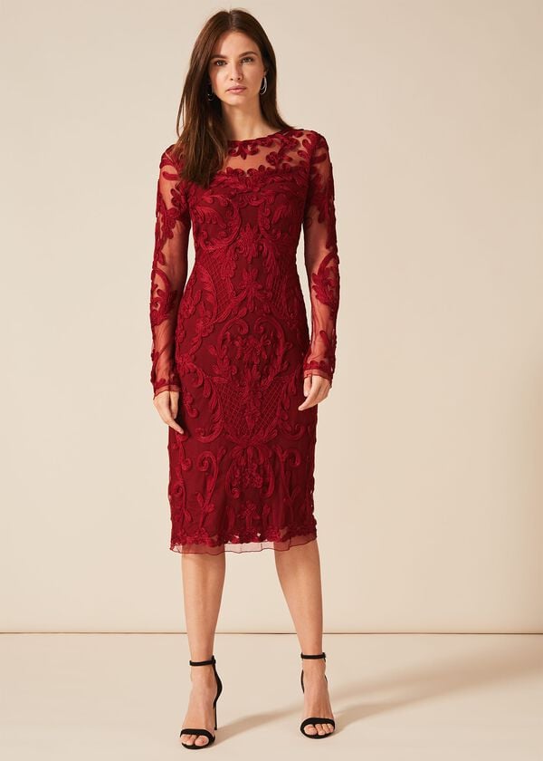 Phase Eight Nikita Tapework Lace Dress