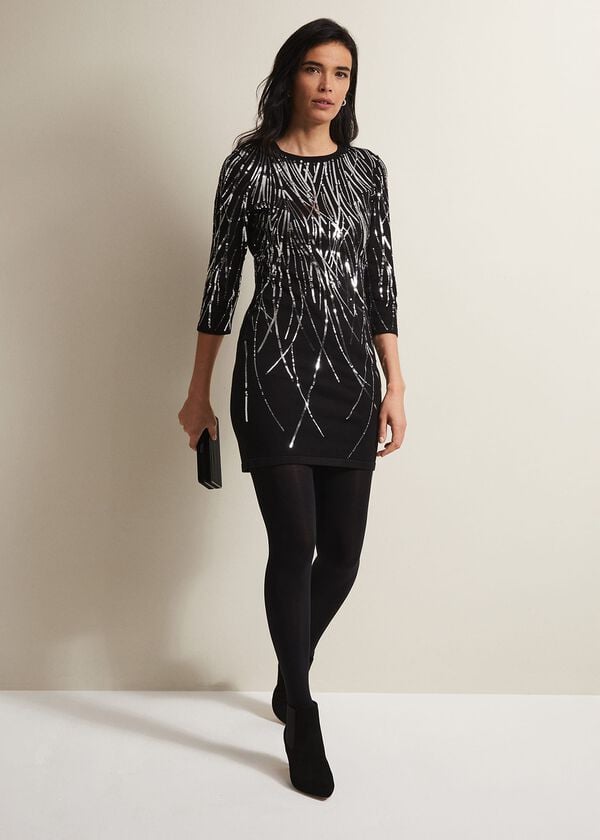 Phase Eight Nikki Sequin Mini Dress