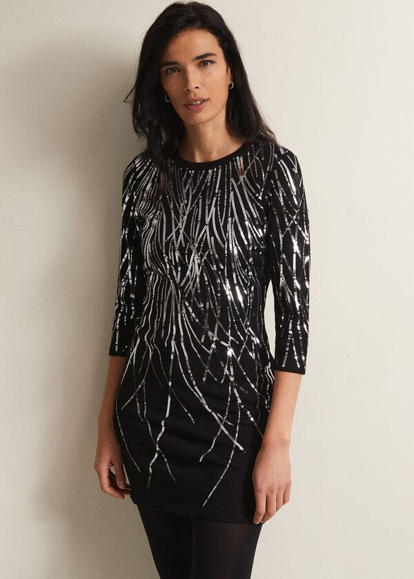 phase eight Nikki Sequin Mini Dress