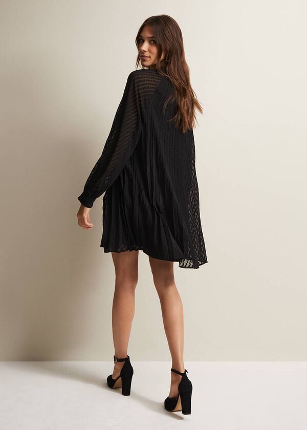 Phase Eight Nikkita Pleated Swing Mini Dress