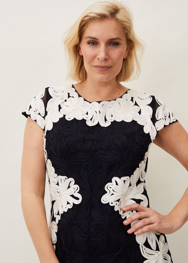 Phase Eight Nori Tapework Lace Fitted Dress