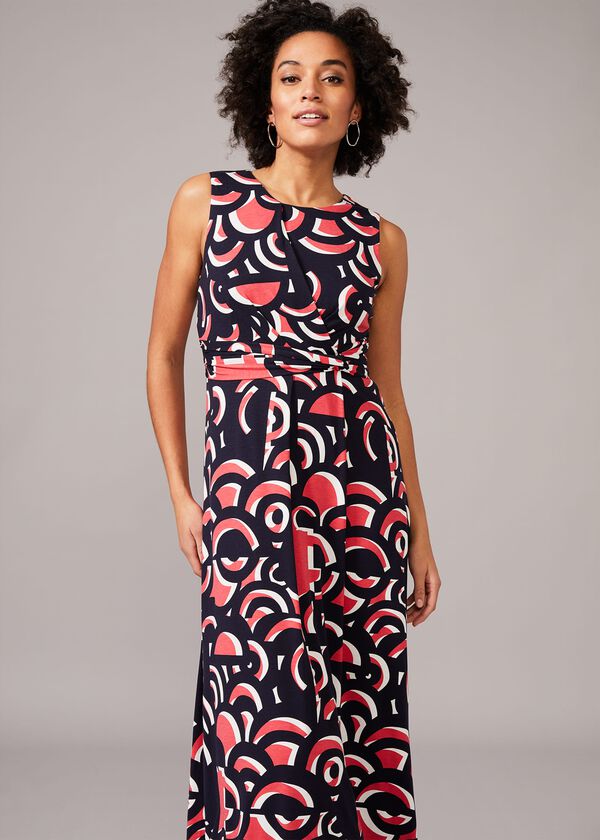 Phase Eight Noriko Swirl Print Maxi Dress