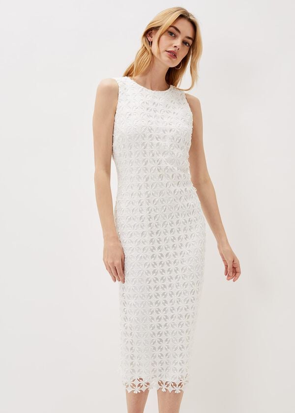 Phase Eight Novah Lace Midi Dress