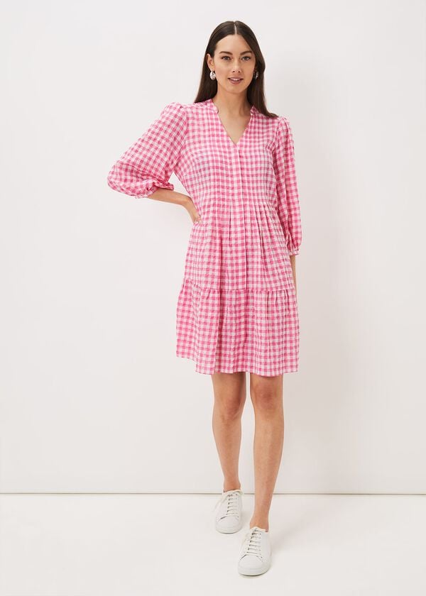 Phase Eight Oona Gingham Swing Dress