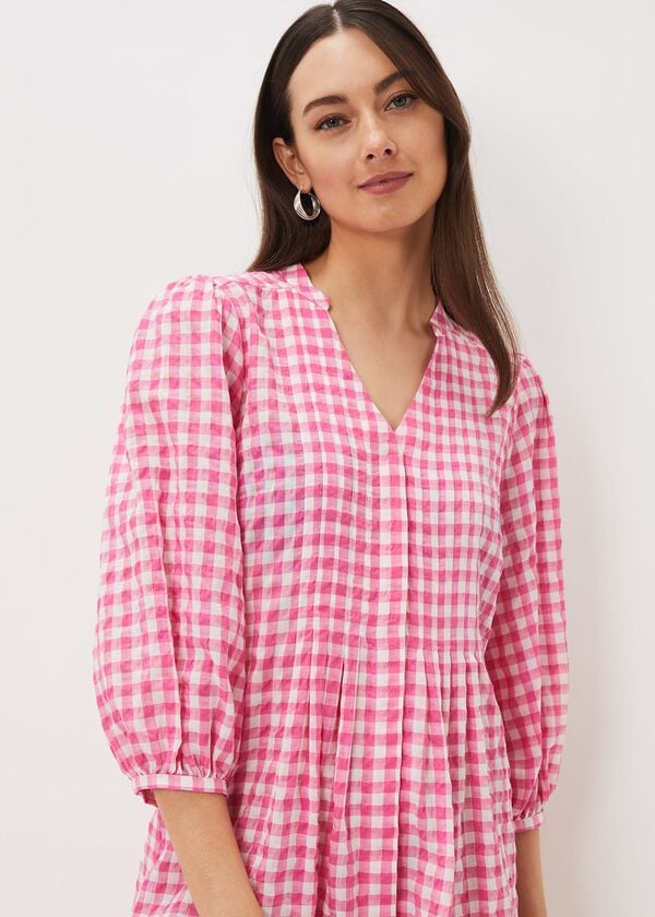 Phase Eight Oona Gingham Swing Dress
