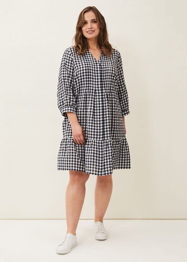 Phase Eight Oona Gingham Swing Dress