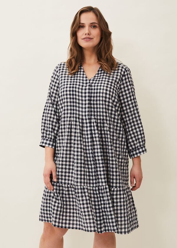 phase eight Oona Gingham Swing Dress