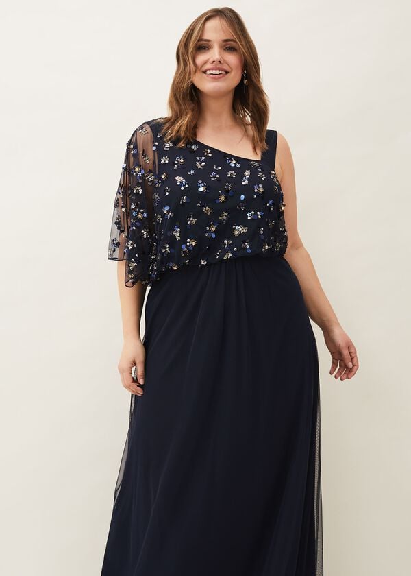 Phase Eight Orianne One Shoulder Tulle Dress