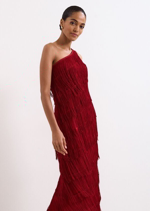 Phase Eight Otto Red Maxi Dress