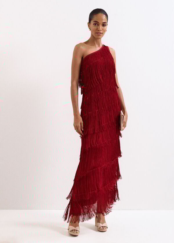 phase eight Otto Red Maxi dress