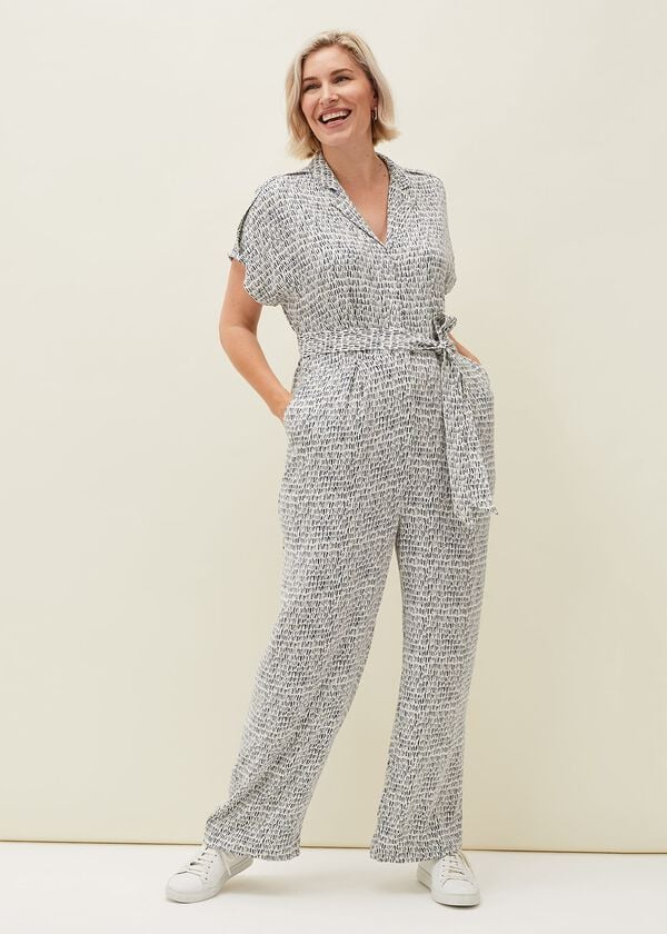 phase eight Paige Abstract Print Jumpsuit