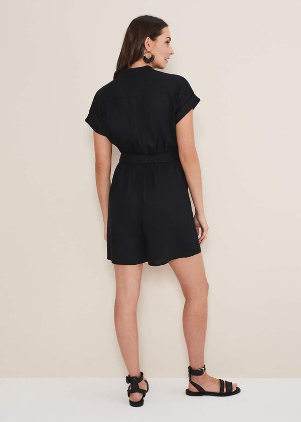 Phase Eight Paige Linen Playsuit