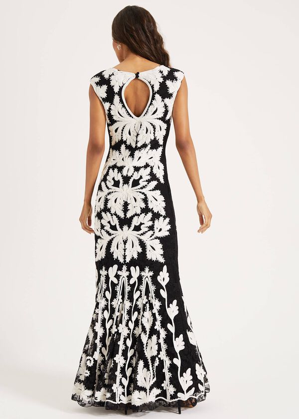 Phase Eight Paige Tapework Lace Maxi Dress