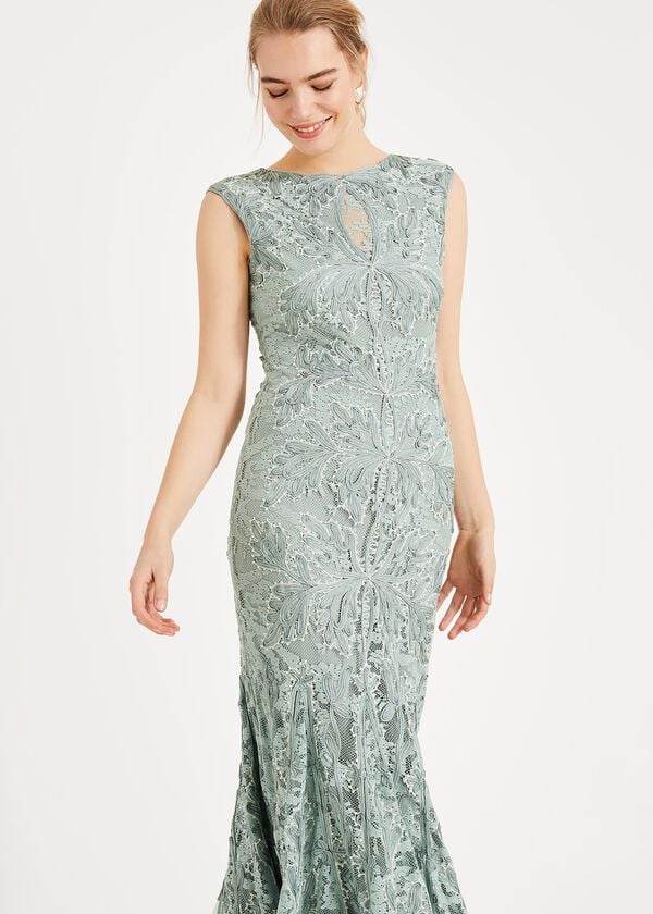 Phase Eight Paige Tapework Lace Maxi Dress
