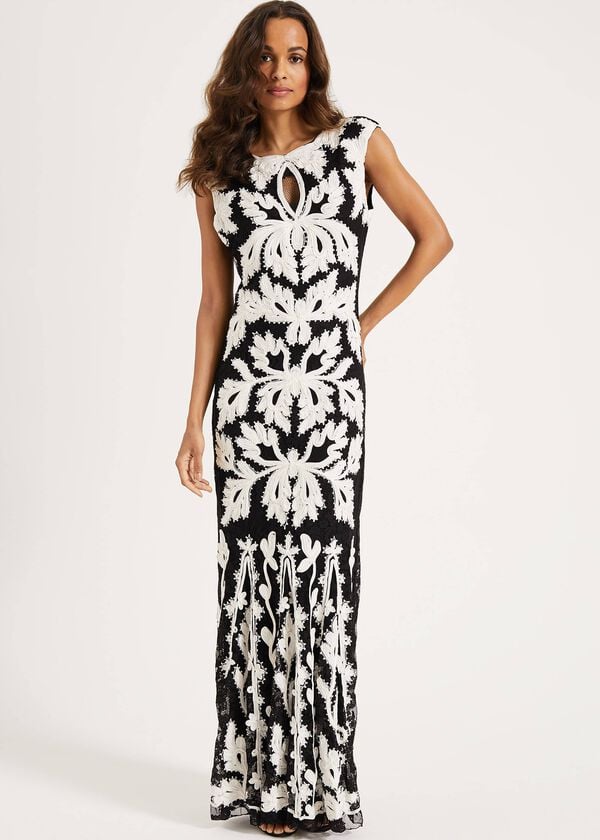 phase eight Paige Tapework Lace Maxi Dress