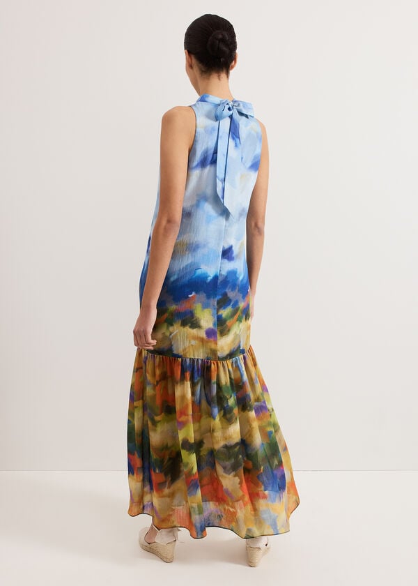 Phase Eight Painterly Maxi Dress